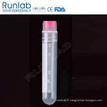 4ml Internal Thread Round Bottom Cryo Vial with Silicone Washer Seal